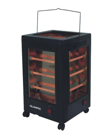 Electric Quartz Heater 2800W 5 levels Black