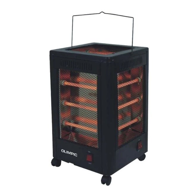 Electric Quartz Heater 2800W 5 levels Black