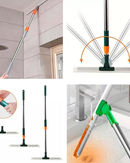 Broom Silicone Floor Wiper 180 Degree Rotating