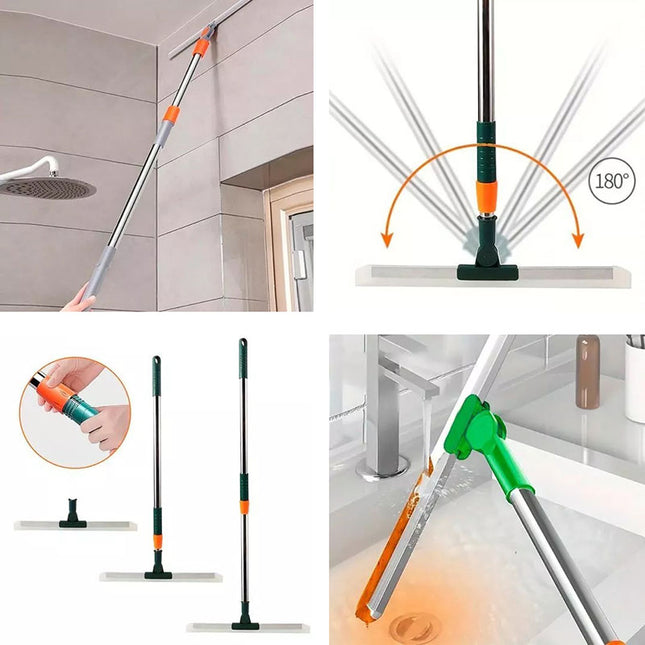 Broom Silicone Floor Wiper 180 Degree Rotating