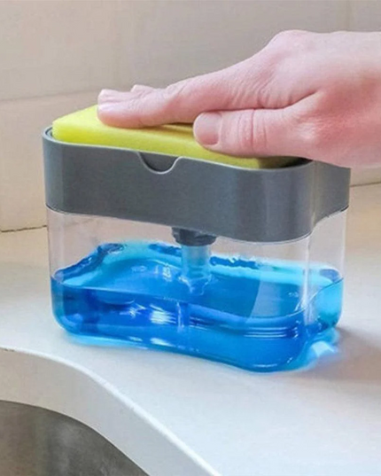 Soap Pump Dispenser And Sponge Organizer