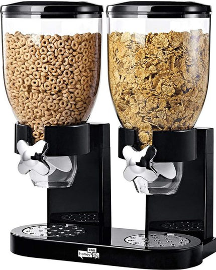 Double Cereal & Dry Food Dispenser