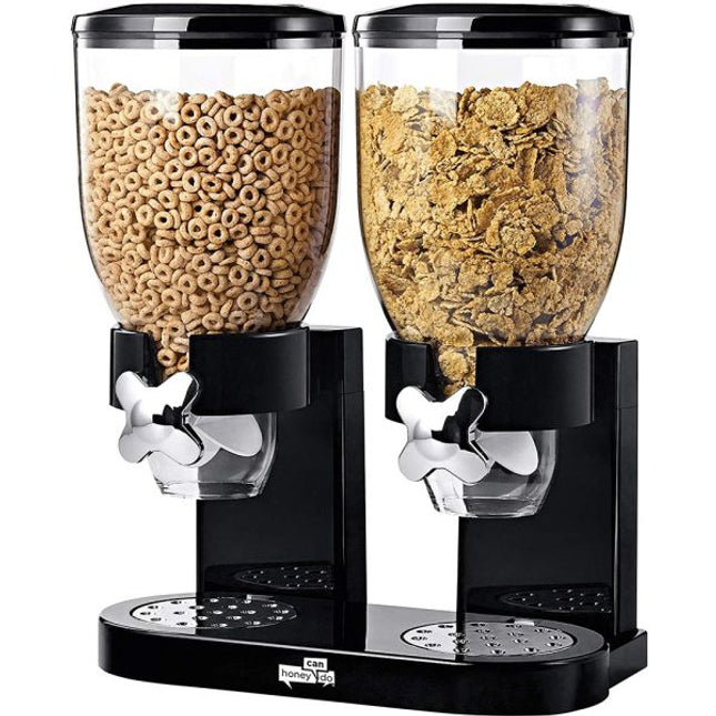 Double Cereal & Dry Food Dispenser