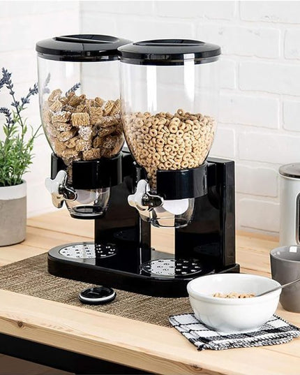 Double Cereal & Dry Food Dispenser