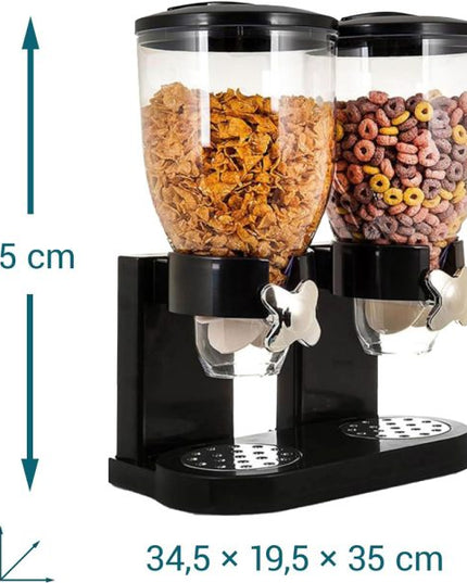 Double Cereal & Dry Food Dispenser
