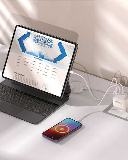 Powerology Lunex Series Fast Charging Adapter 65W