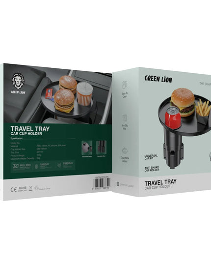 Green Lion Travel Tray Car Cup Holder
