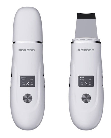 Porodo Lifestyle Ultrasonic Face Scrub & Peeler – Advanced Skincare Technology for Deep Cleansing and Exfoliation