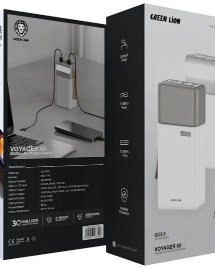 Green Lion Voyager 60 Power Bank 60000mAh