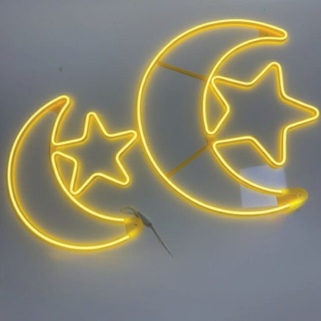 Ramadan Moon & Star Wall Light
