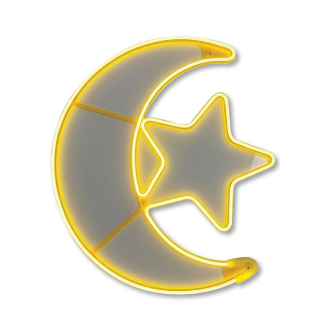 Ramadan Moon & Star Wall Light